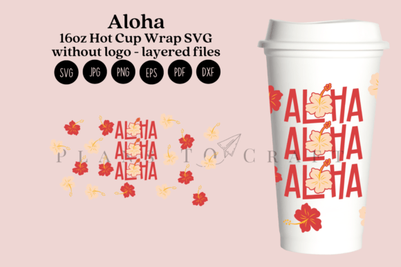 Aloha Summer Tumbler Wrap