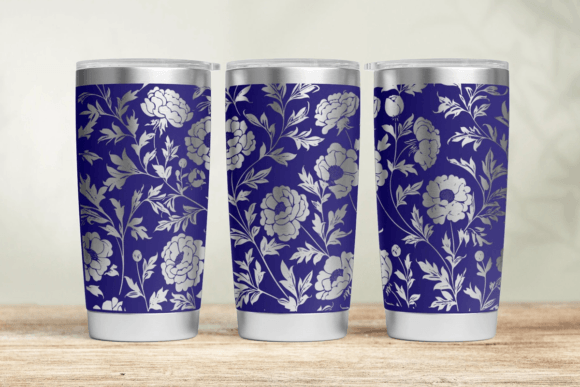 Botanical 20oz 30oz Laser Tumbler Wrap
