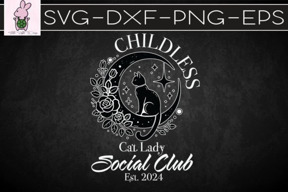 Childless Cat Lady Social Club SVG