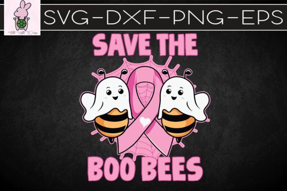Cute Save the Boo Bees Halloween SVG