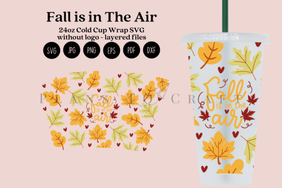 Fall is in the Air 24oz Cold Cup Tumbler