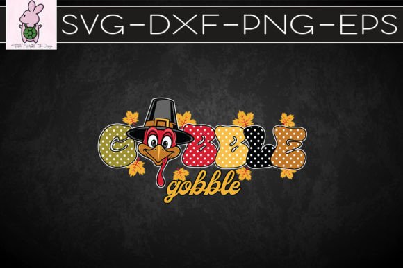 Gobble Retro Thanksgiving SVG