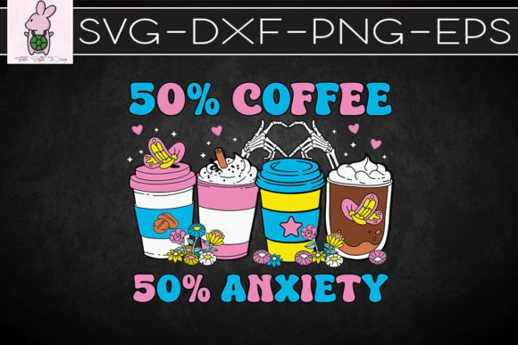 Half Teacher Half Coffee Cups SVG