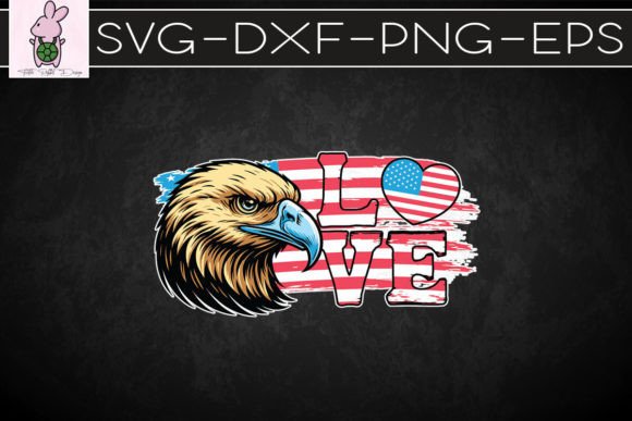 Love America Eagle USA Eagle SVG