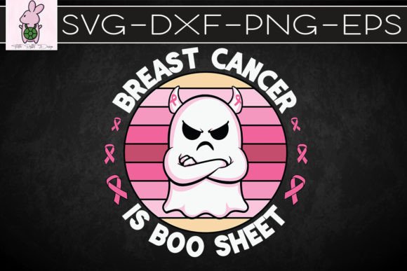 Pink Halloween Funny Breast Cancer SVG