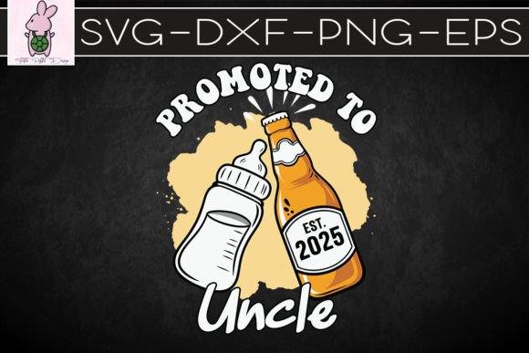Promoted to Uncle 2025 SVG