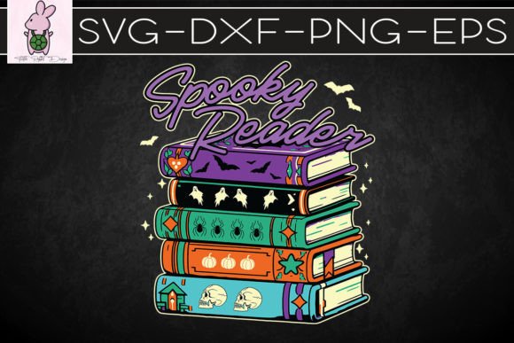 Spooky Reader Horror Book Club SVG