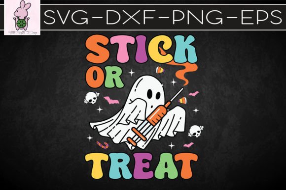 Stick Or Boo Treat Halloween Nurse SVG